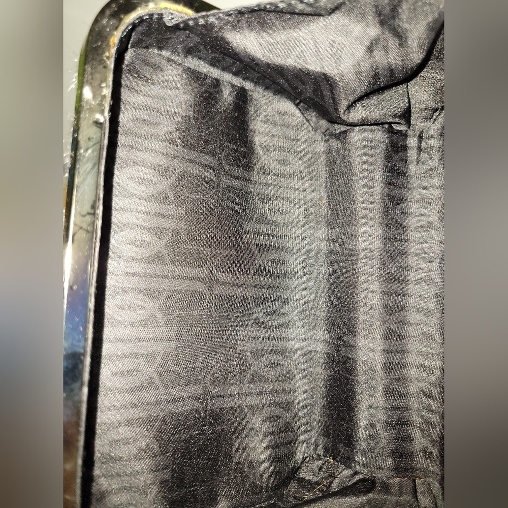 J Lo Hard Shell Purse. Leopard Print With Chain S… - image 5